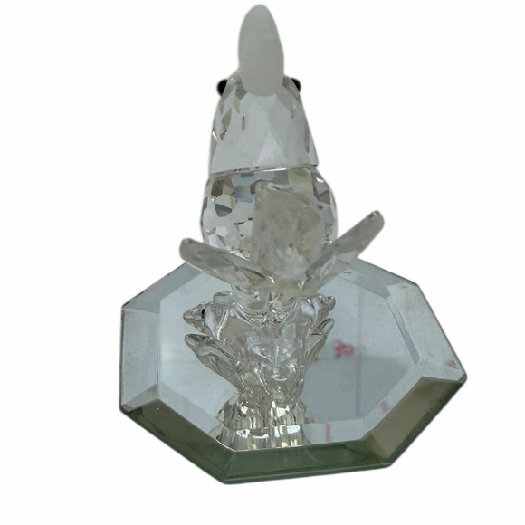 Swarovski Rooster Figurine 014497 5cm Clear Crystal Collectible - Picture 3 of 4